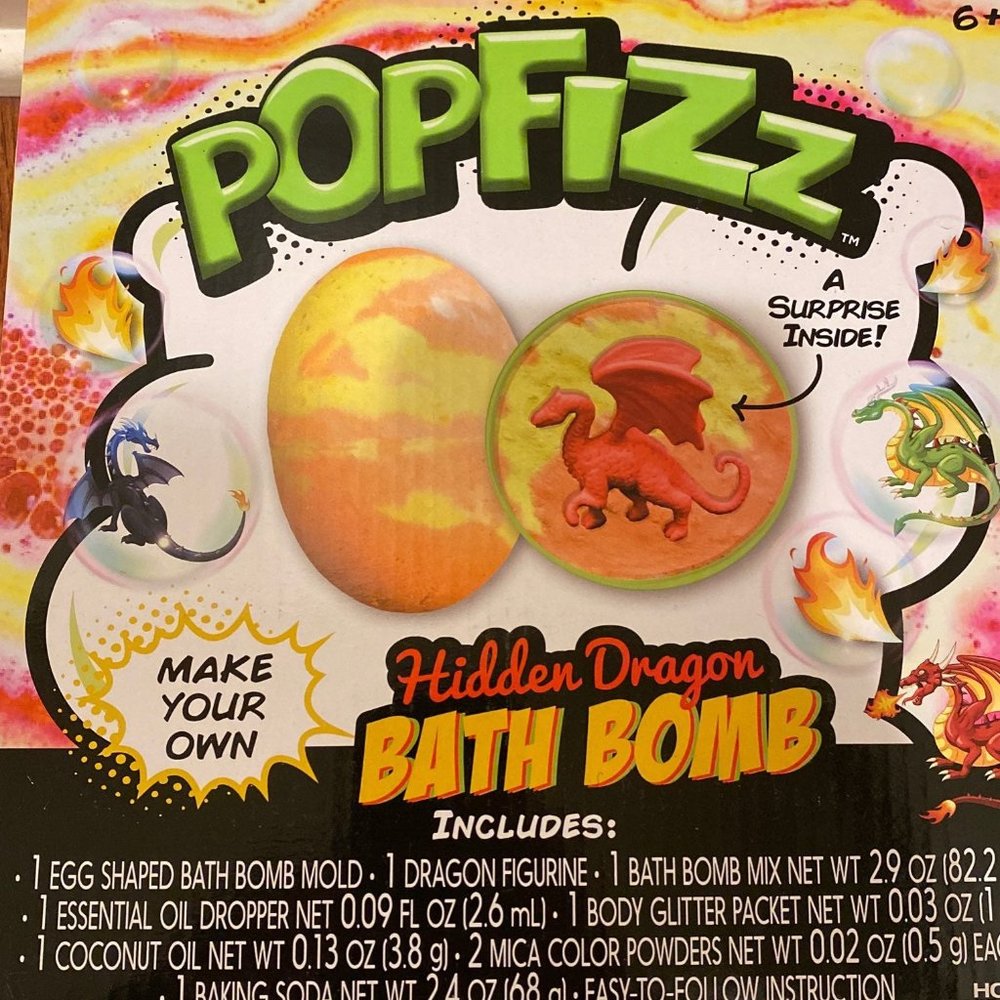 PopFizz Hidden Dragon Bath Bomb Kit